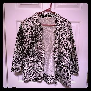 Patterned blouse/ jacket